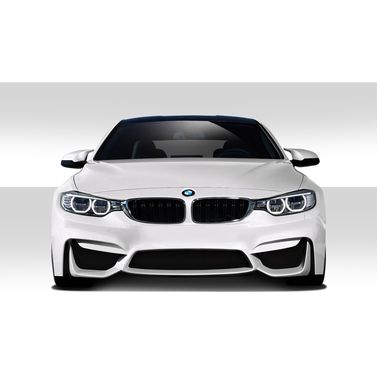 Modify your BMW 4-Series 2014 with our Exterior/Front Bumpers or Lips - Front view of BMW 4 Series at 0 degrees