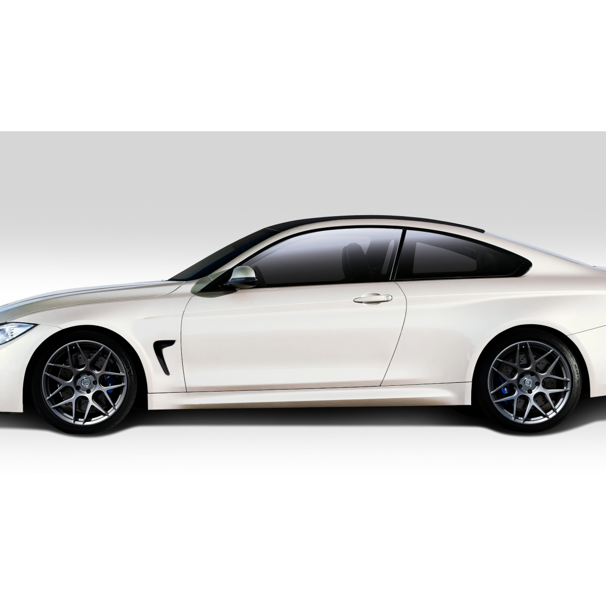 Modify your BMW 4-Series 2014 with our Exterior/Side Skirts - Side profile view of the vehicle