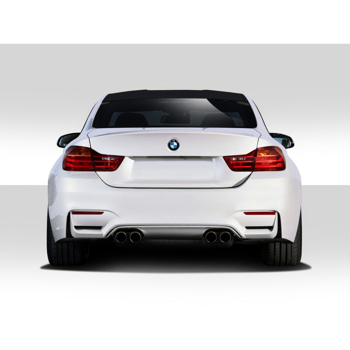 Modify your BMW 4-Series 2014 with our Exterior/Complete Body Kits - Rear angle view of vehicle from back