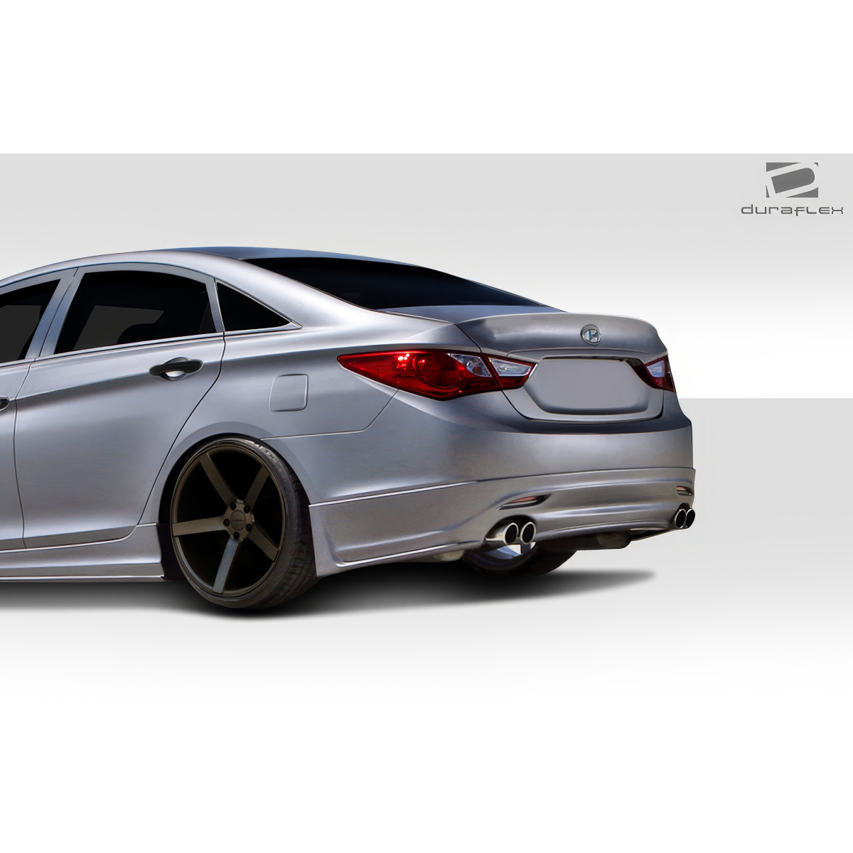 Modify your Hyundai Sonata 2011 with our Exterior/Complete Body Kits - Viewed from a sharp rear three quarter angle