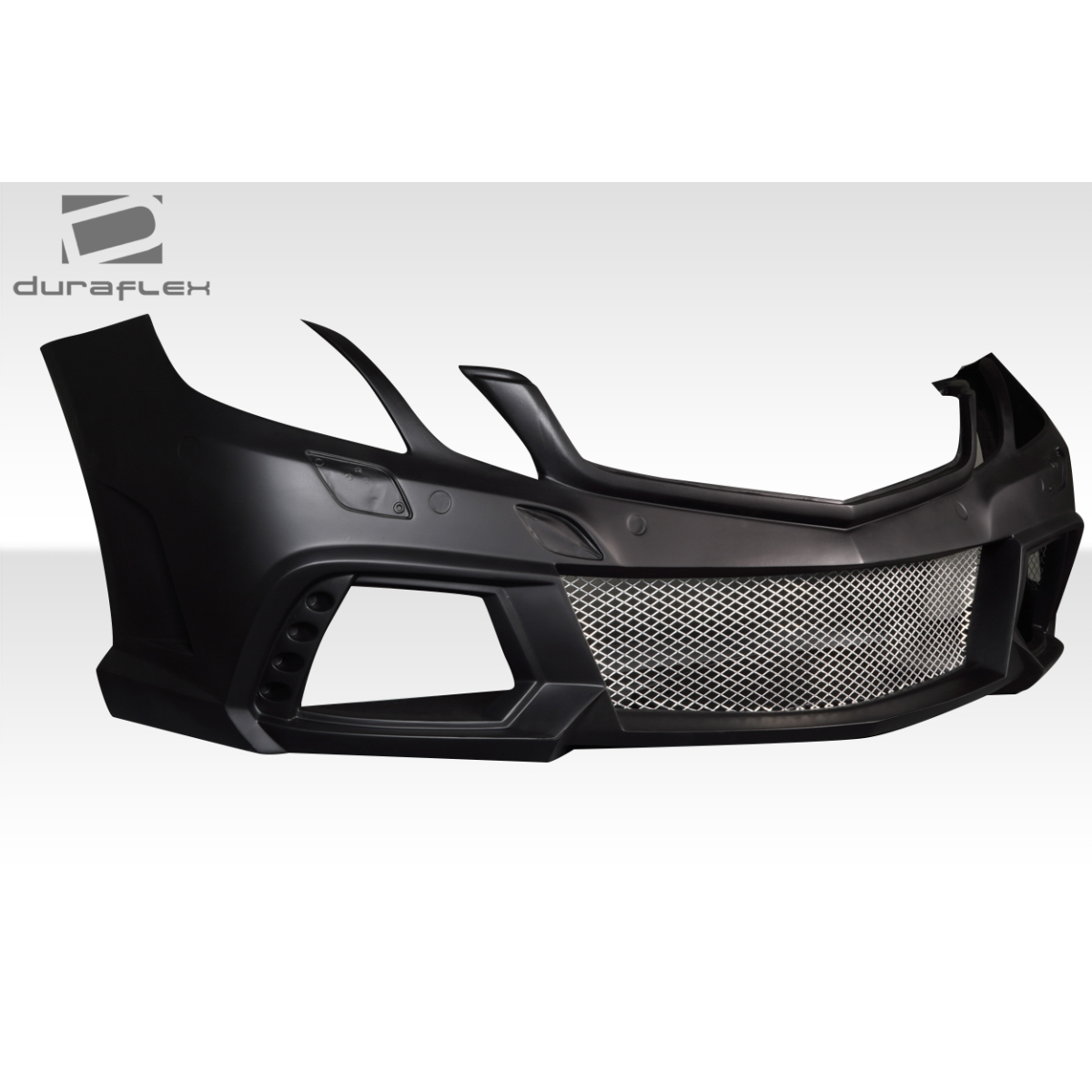 Modify your Mercedes-Benz E-Class 2010 with our Exterior/Front Bumpers or Lips - Front angle showcasing the bumper design and details