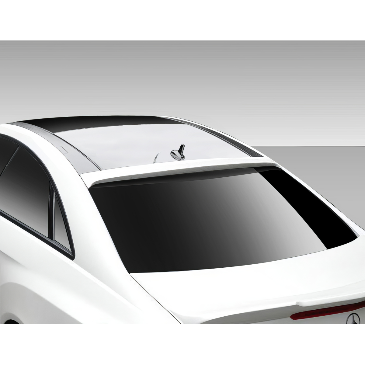 Modify your Mercedes-Benz E-Class 2010 with our Exterior/Wings - Viewed from a top rear angle perspective