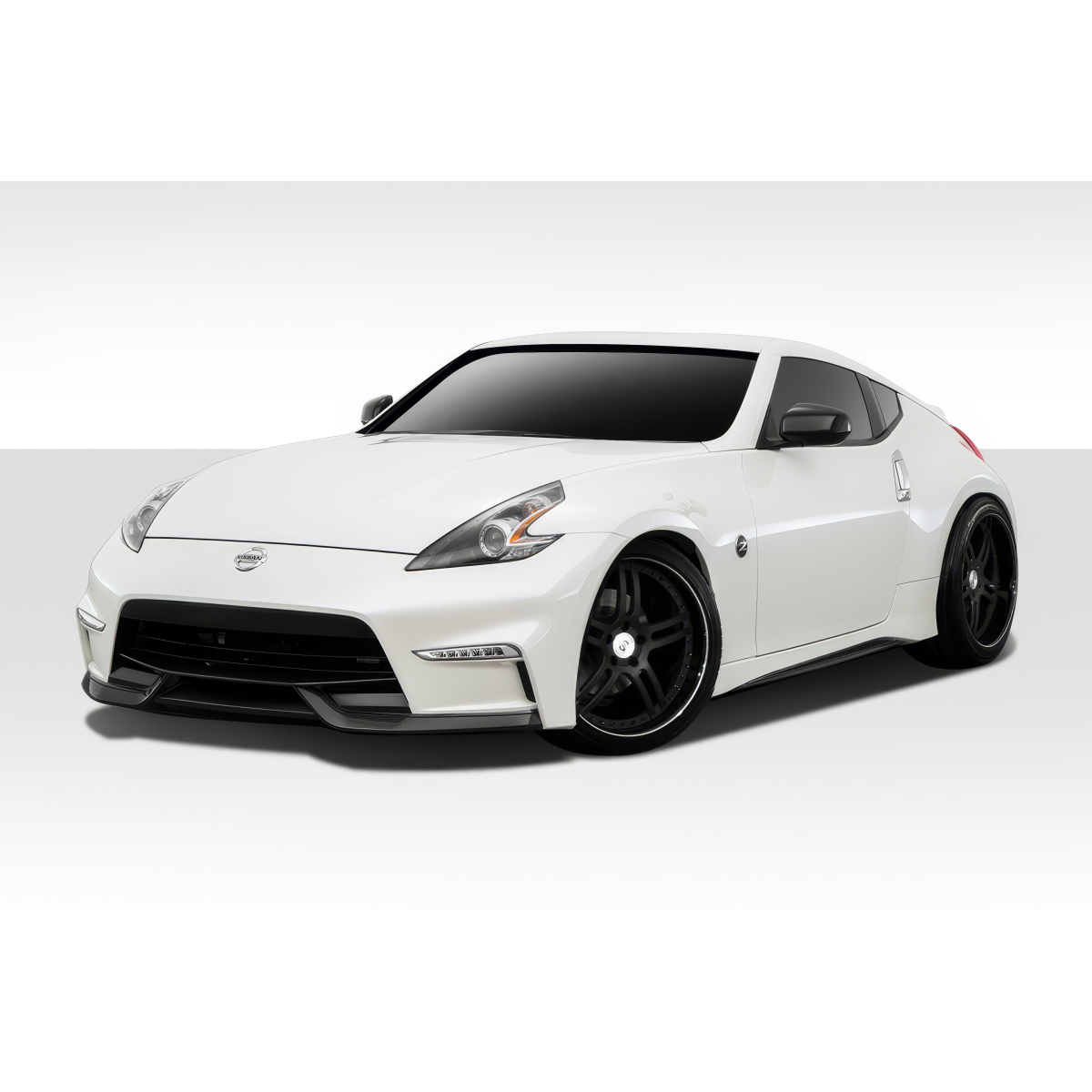 Modify your Nissan 370Z 2009 with our Exterior/Complete Body Kits - Front angle view of the Nissan 370Z body kit