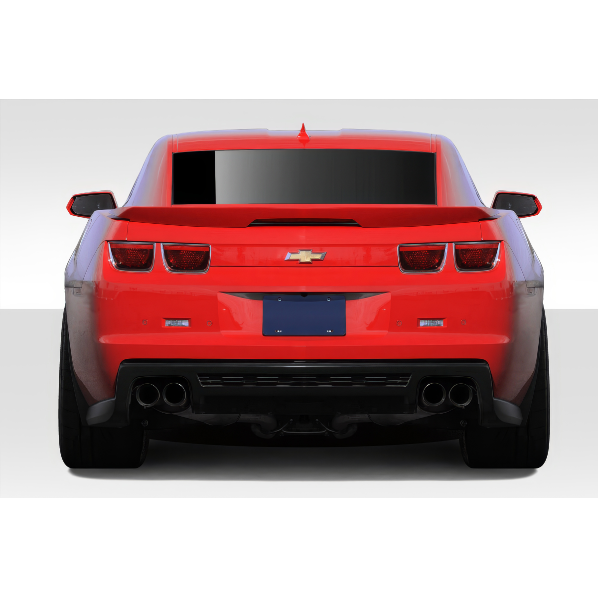 Modify your Chevrolet Camaro 2010 with our Exterior/Wings - View from the rear directly behind vehicle