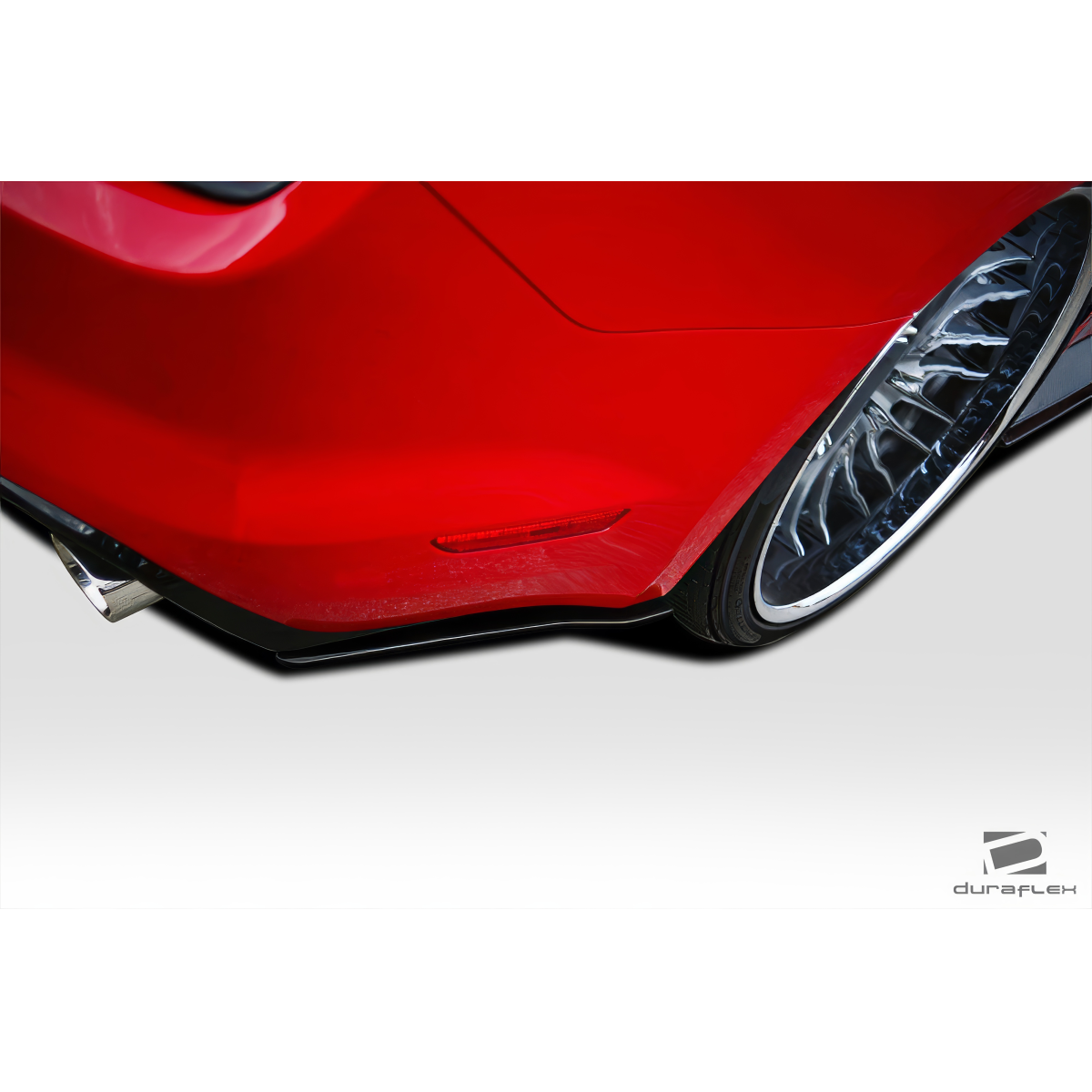 Modify your Ford GT 2015 with our Exterior/Rear Lips - Part viewed from a low rear angle
