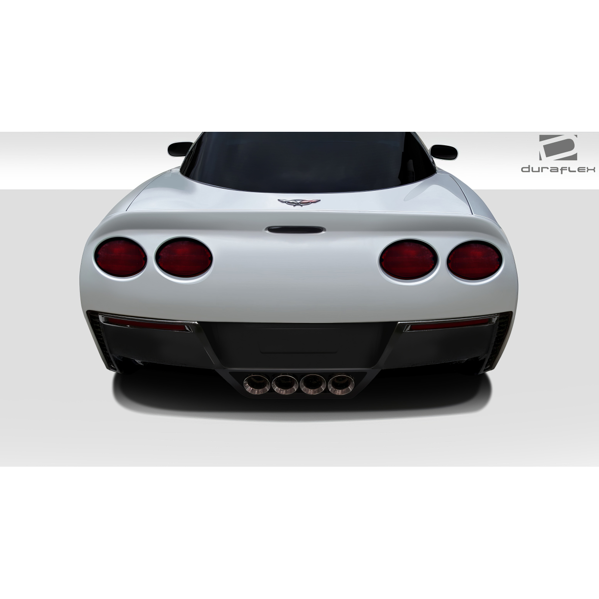 Modify your Chevrolet Corvette 1997 with our Exterior/Complete Body Kits - View from directly behind the vehicle