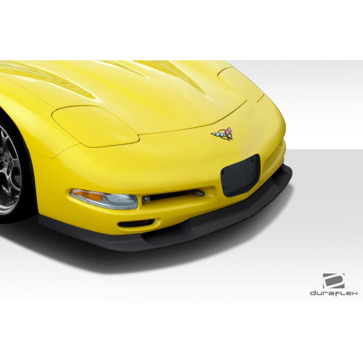 Modify your Chevrolet Corvette 1997 with our Exterior/Other Exterior - Front low angle view of Corvette front lip splitter