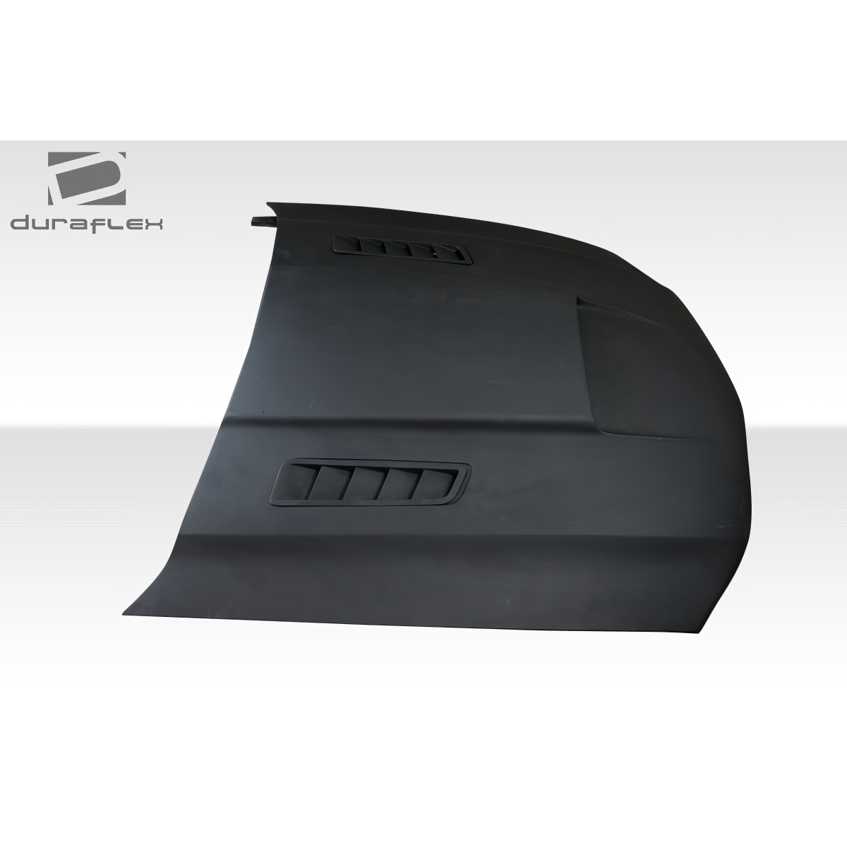 Modify your Ford Mustang 2010 with our Exterior/Hoods - Angled view of hood part showing design and vents