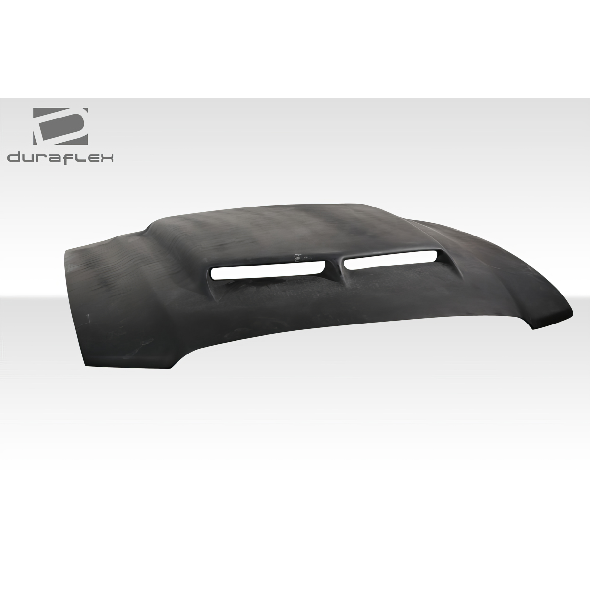 Modify your Ford Mustang 2013 with our Exterior/Hoods - Part viewed from a slight overhead angle