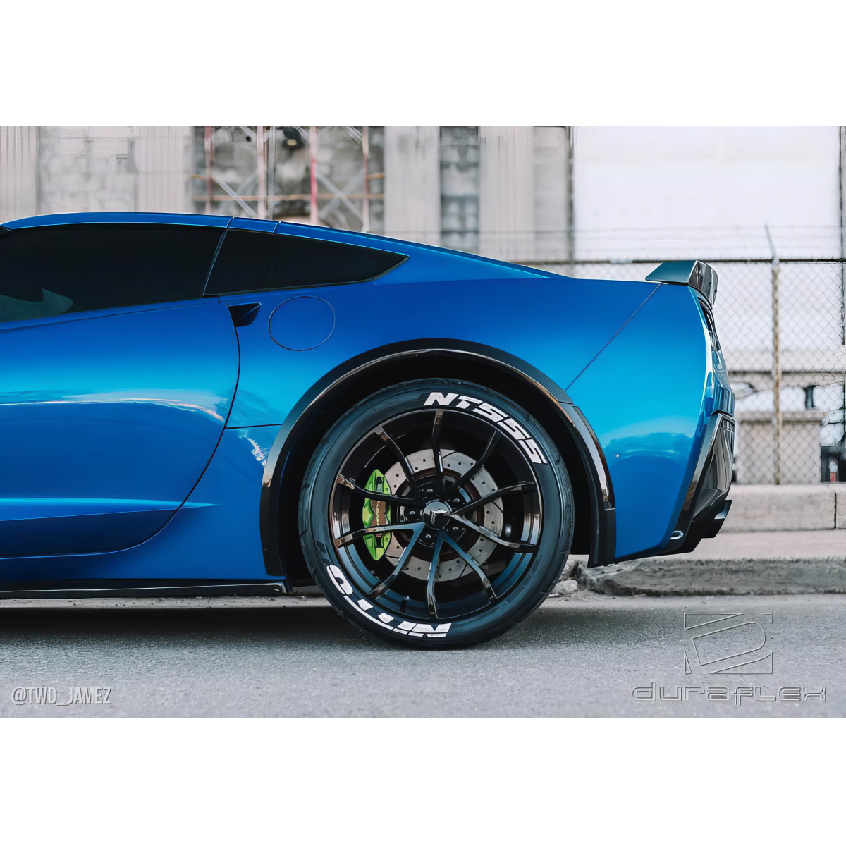 Modify your Chevrolet Corvette 2014 with our Exterior/Fenders - Viewed at a slight side angle