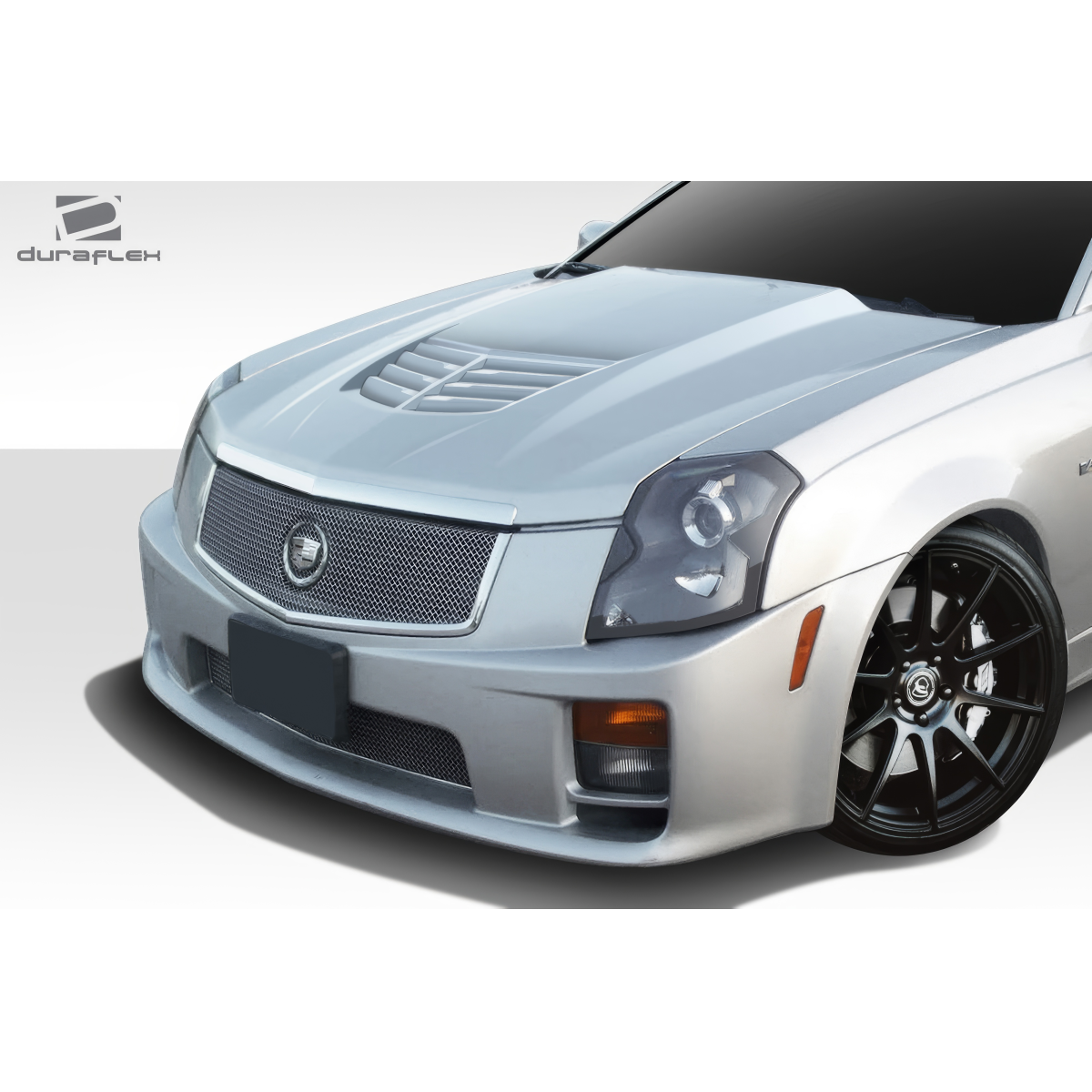 Modify your Cadillac CTS 2003 with our Exterior/Hoods - Front angle view of Cadillac CTS hood