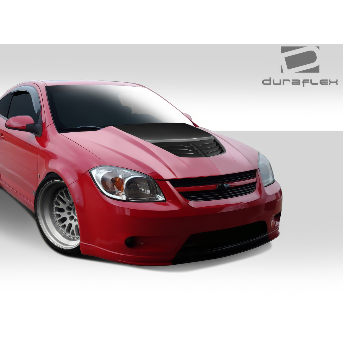 Modify your Chevrolet Cobalt 2005 with our Exterior/Hoods - Front three quarter angle view of vehicle hood