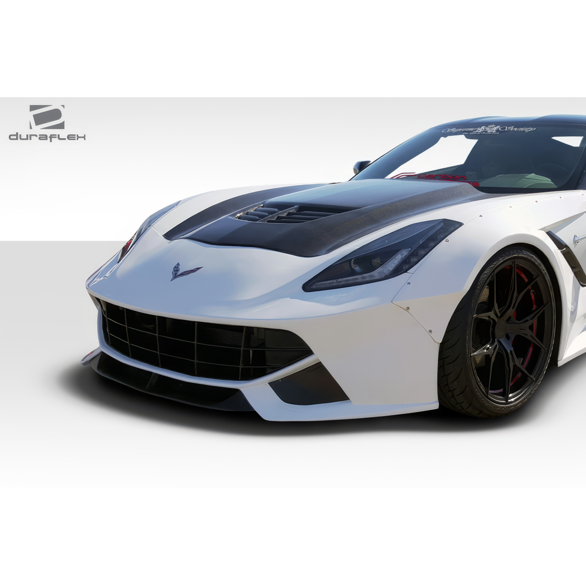 Modify your Chevrolet Corvette 2014 with our Exterior/Complete Body Kits - Angled view of front bumper highlighting design