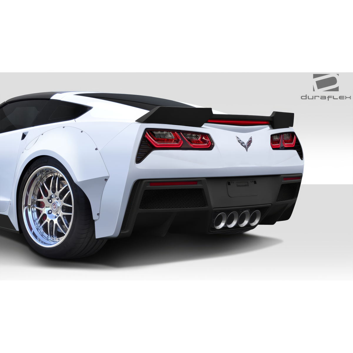 Modify your Chevrolet Corvette 2014 with our Exterior/Complete Body Kits - Rear angle view of the vehicle part