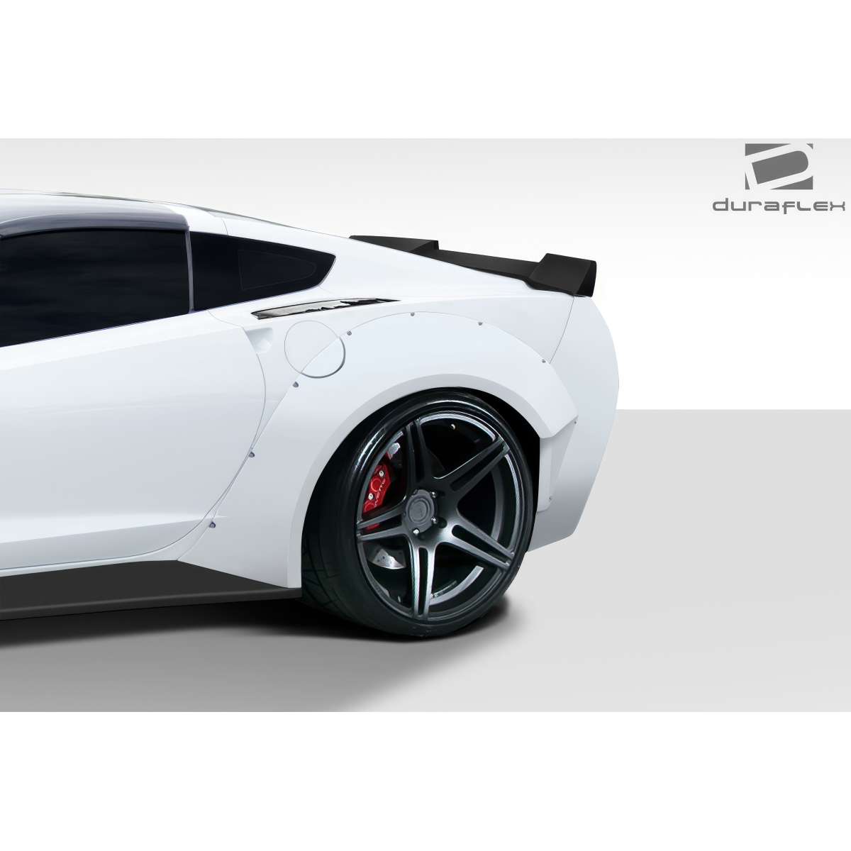 Modify your Chevrolet Corvette 2014 with our Exterior/Complete Body Kits - Angled view highlighting rear fender flare design