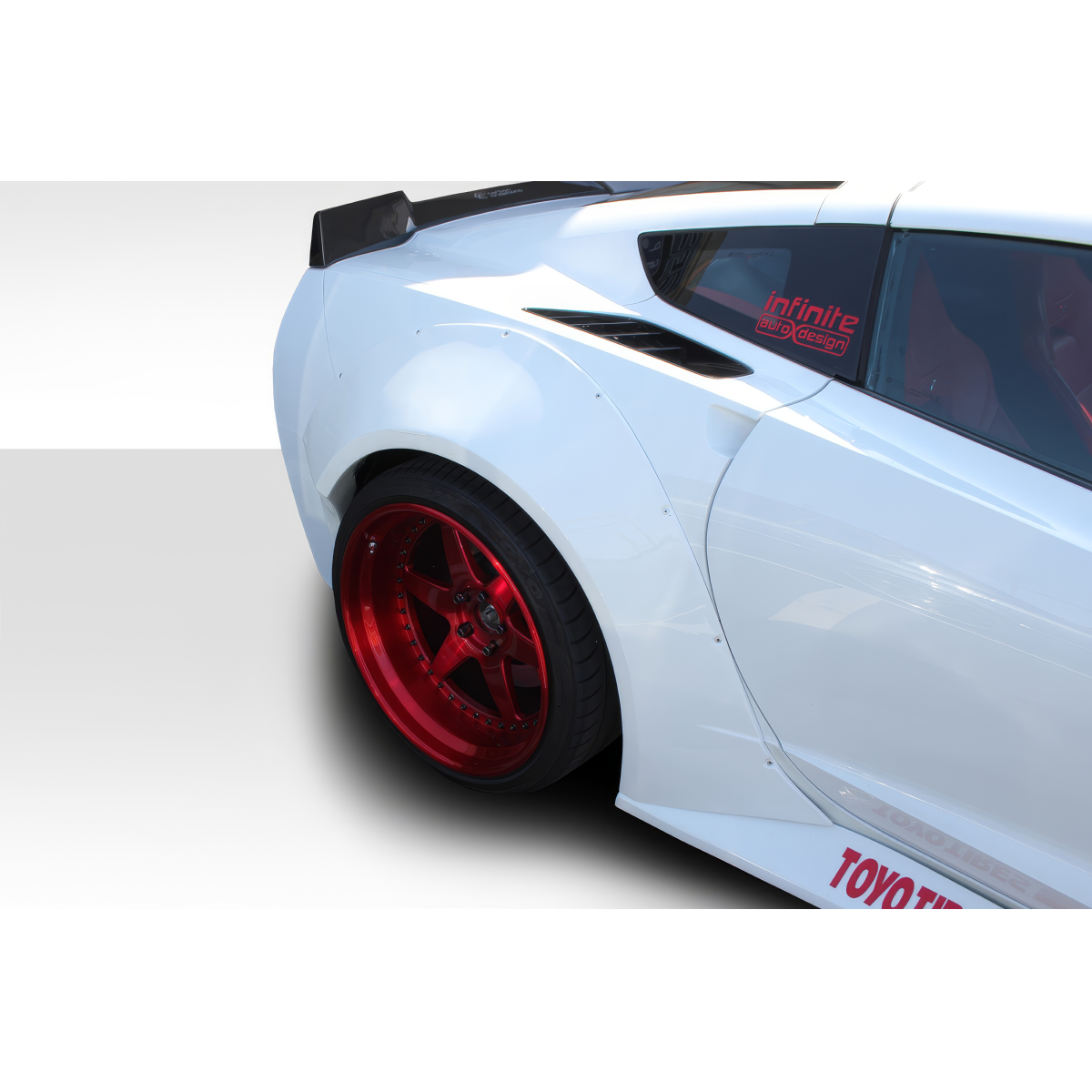 2014 2019 Chevrolet Corvette C7 Duraflex Gran Veloce Wide Body Rear Fender Flares 2 Piece