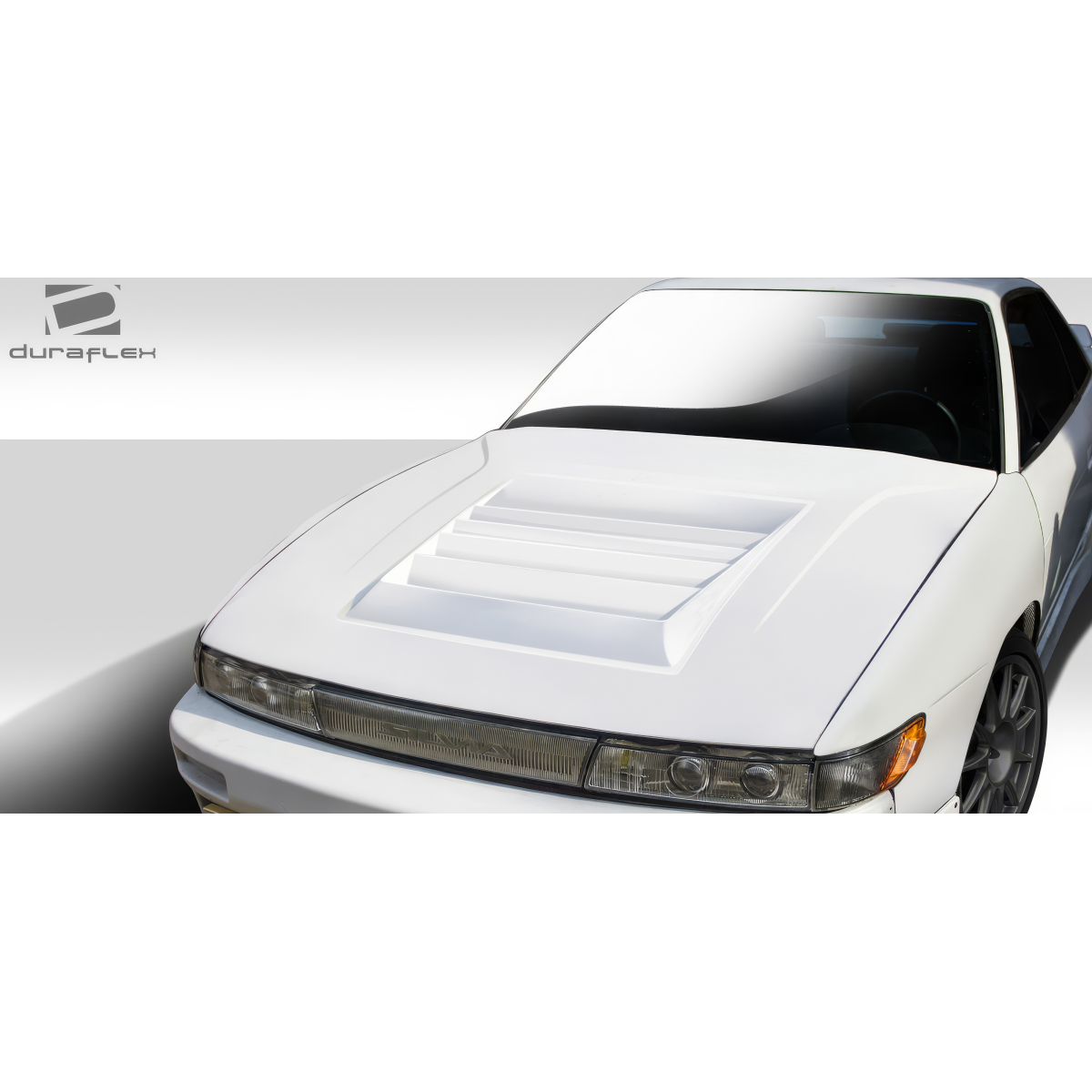 Modify your Universal with our Exterior/Hoods - Front angled view of vehicle hood scoop