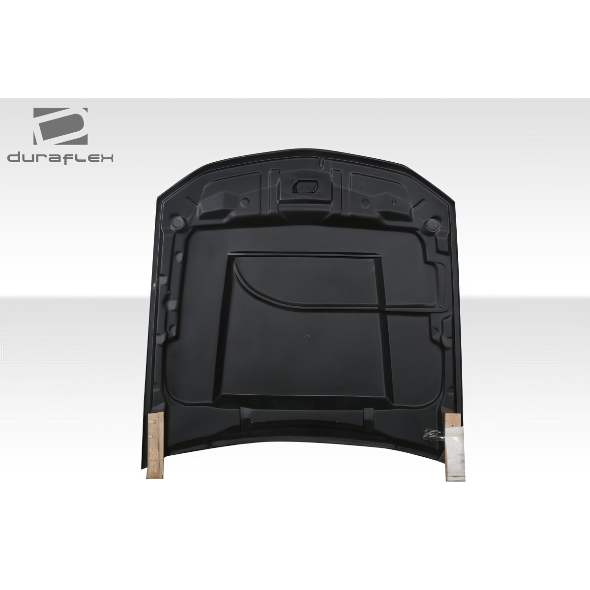 Modify your Ford Mustang 2010 with our Exterior/Hoods - Part is viewed straight on in a flat position