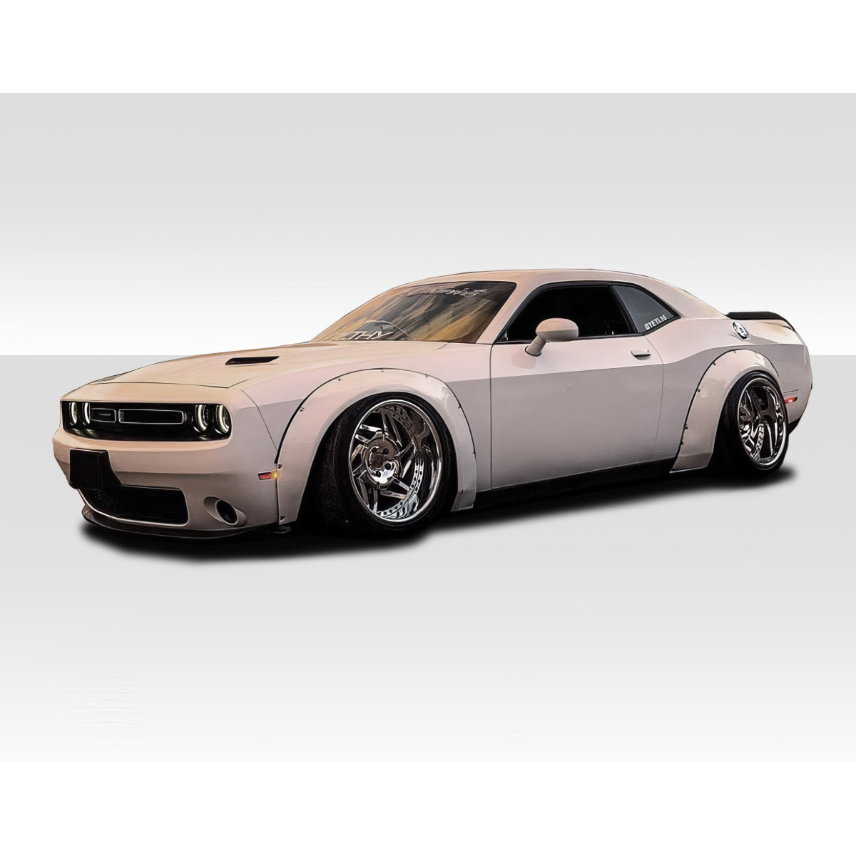 Modify your Dodge Challenger 2008 with our Exterior/Complete Body Kits - Image shows a side angle view of the vehicle