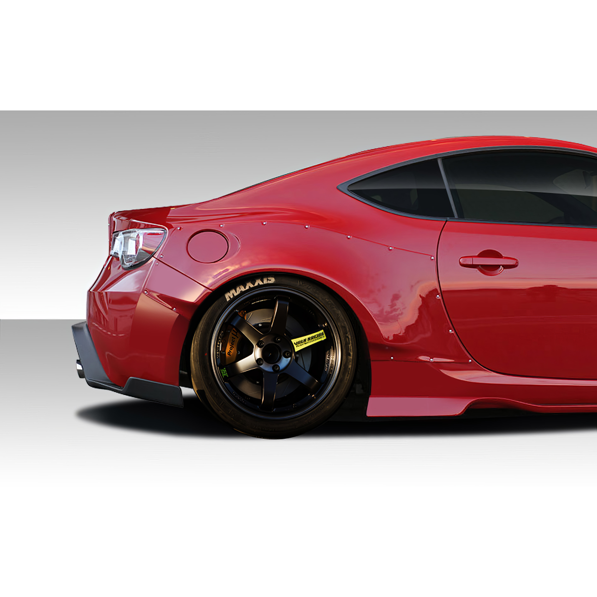 Modify your Subaru BRZ 2013 with our Exterior/Complete Body Kits - The image shows the car from a side angle
