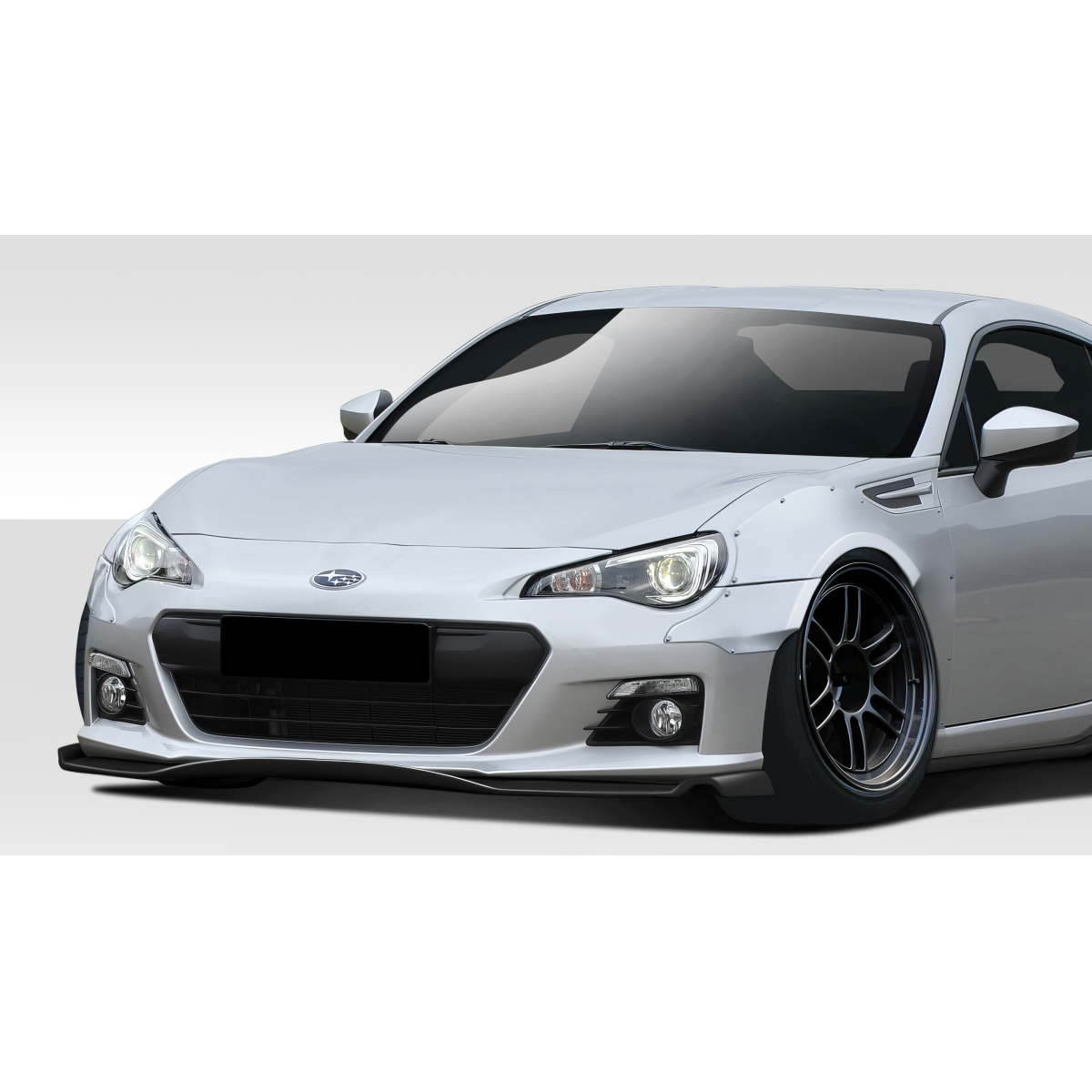 Modify your Subaru BRZ 2013 with our Exterior/Complete Body Kits - Front angle of Subaru BRZ body kit view
