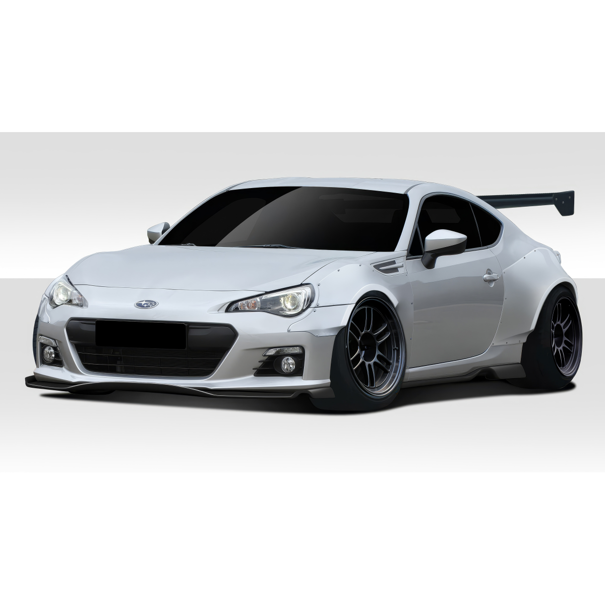 Modify your Subaru BRZ 2013 with our Exterior/Complete Body Kits - Front three quarter angle of a Subaru BRZ