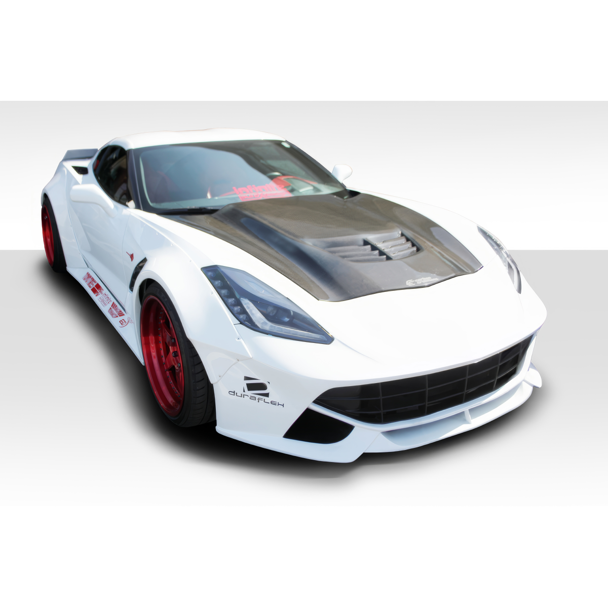 Modify your Chevrolet Corvette 2014 with our Exterior/Complete Body Kits - Front three quarter angle view of the car