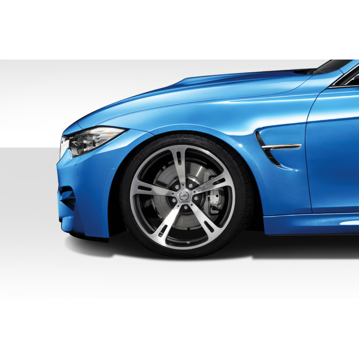 Modify your BMW 3-Series 2012 with our Exterior/Fenders - Side view of vehicle at a slight angle