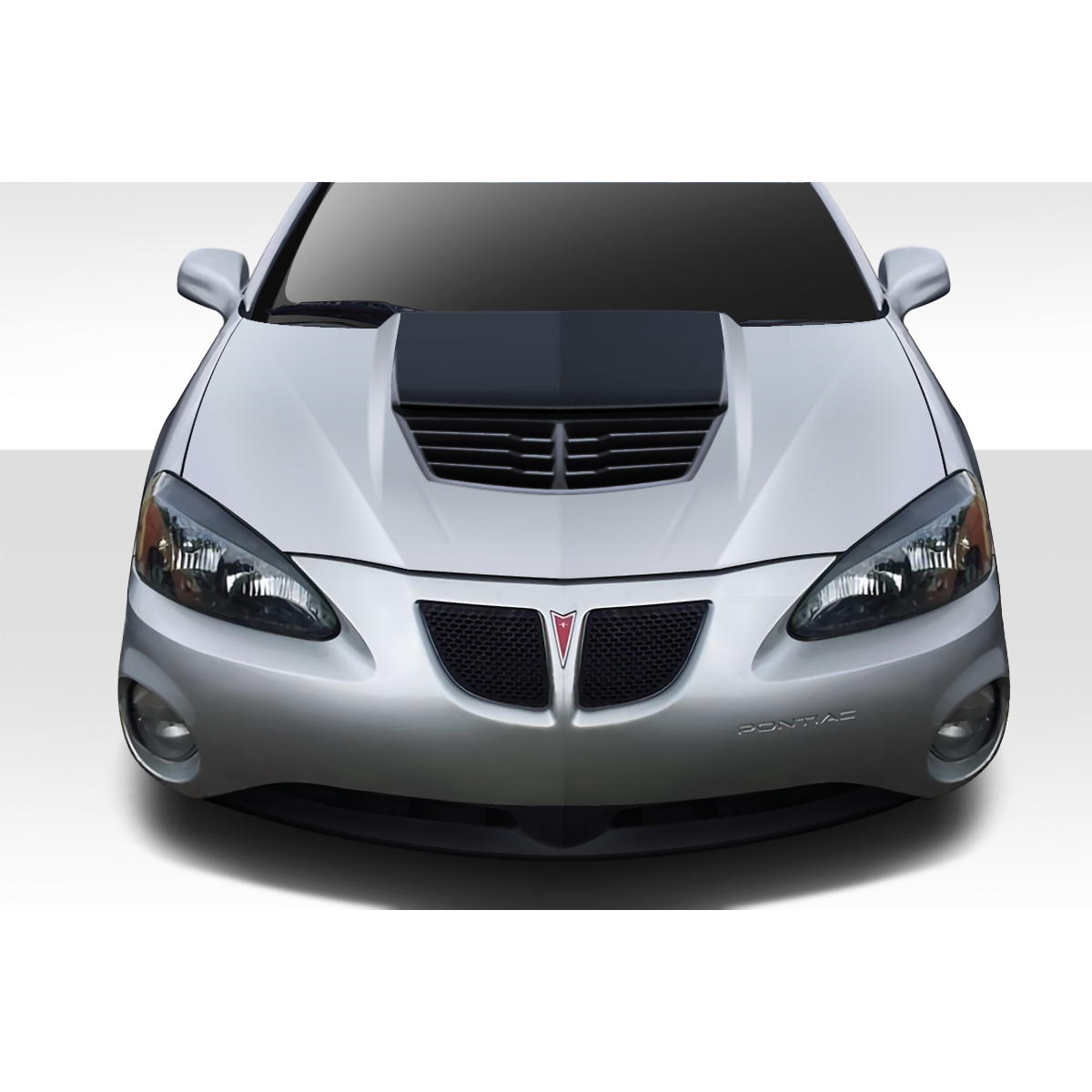 Modify your Pontiac Grand Prix 2004 with our Exterior/Hoods - Front view of the Pontiac Grand Prix hood