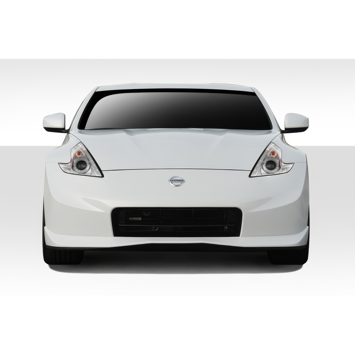 Modify your Nissan 370Z 2009 with our Exterior/Complete Body Kits - Front view of Nissan 370Z at eye level