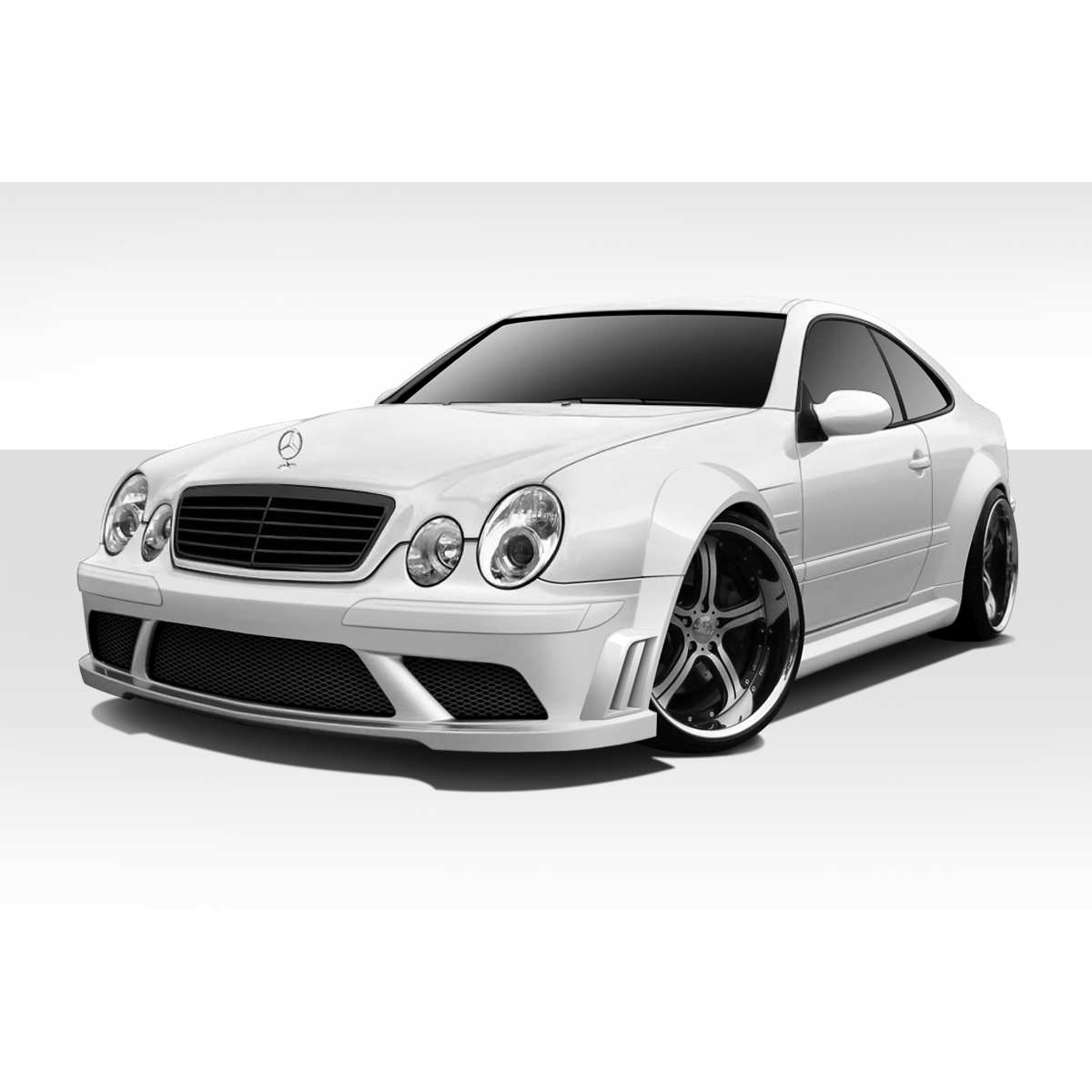 Modify your Mercedes-Benz CLK-Class 1998 with our Exterior/Complete Body Kits - Front three quarters angle