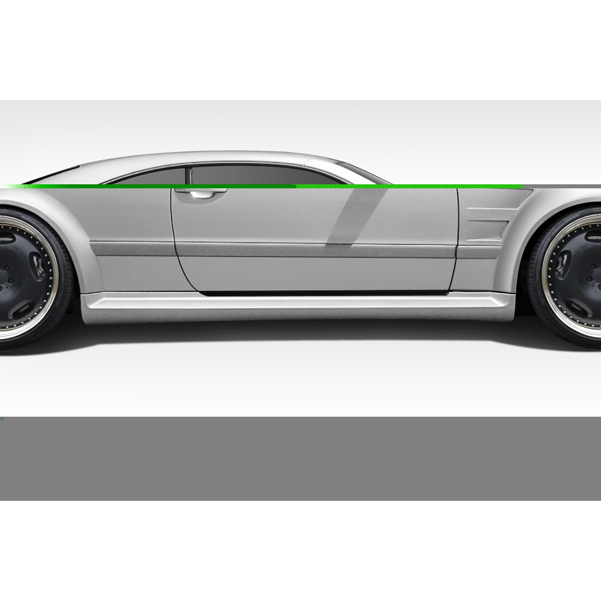 Modify your Mercedes-Benz CLK-Class 1998 with our Exterior/Complete Body Kits - The image shows a side view of the car