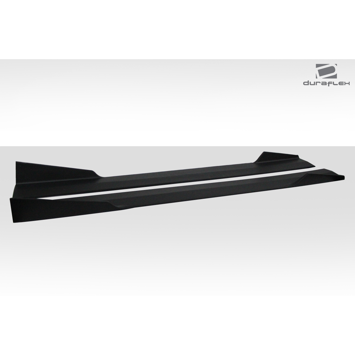 Modify your Ford Mustang 2015 with our Exterior/Side Skirts - Side view with a low angle perspective