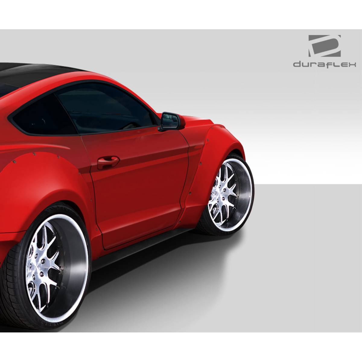 Modify your Ford Mustang 2015 with our Exterior/Fenders - Rear quarter angle view of the car