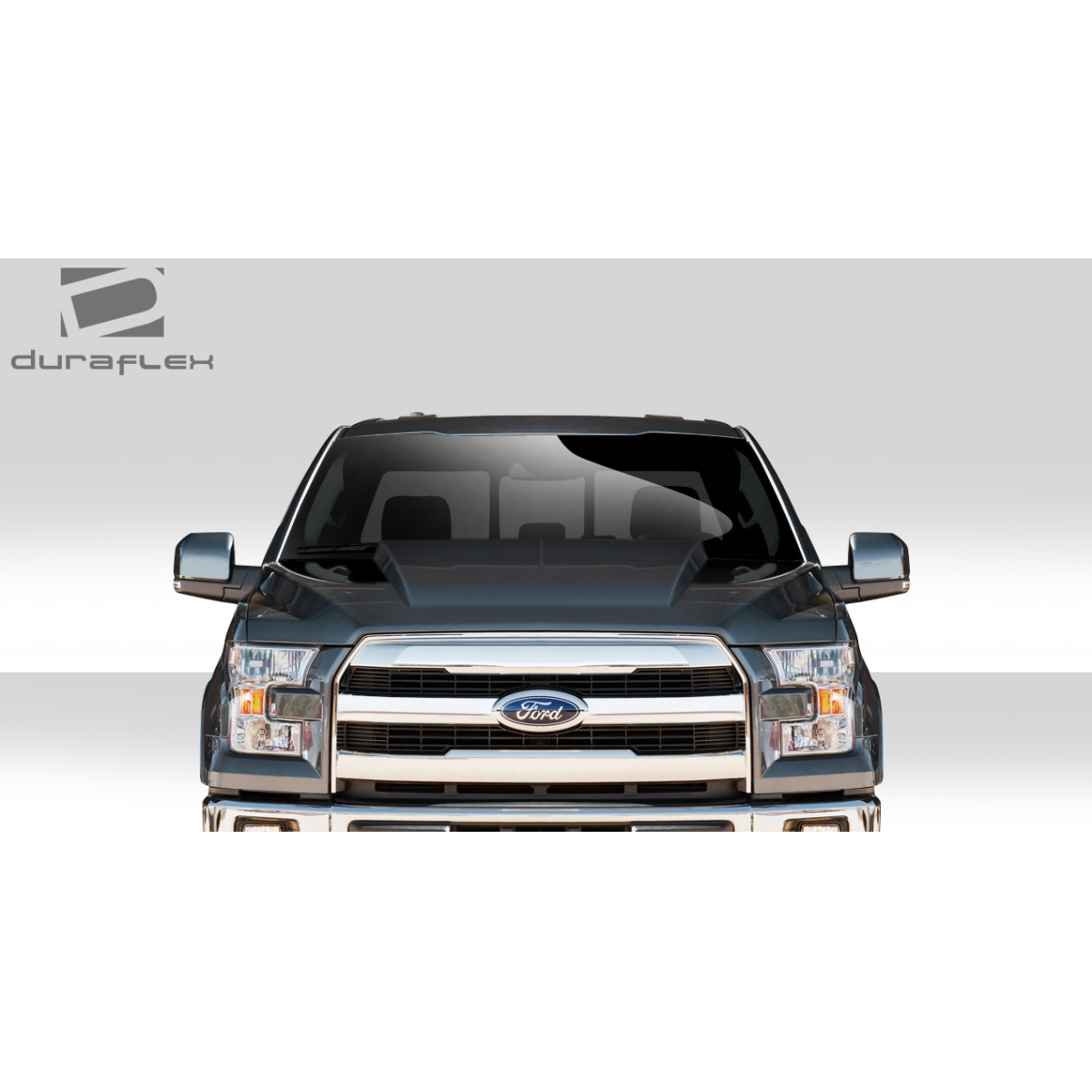 Modify your Ford F-150 2015 with our Exterior/Hoods - Front angle of hood of Ford F-150