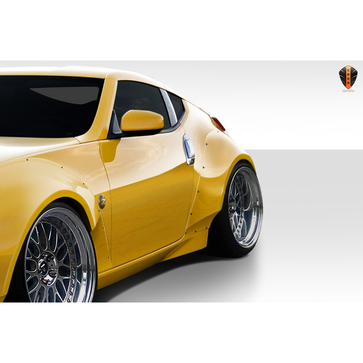 Modify your Nissan 370Z 2009 with our Exterior/Fenders - View at an angle showcasing rear fender flares