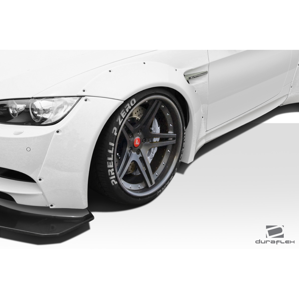 Modify your BMW 4-Series 2008 with our Exterior/Fenders - Front three quarter view of fender flares