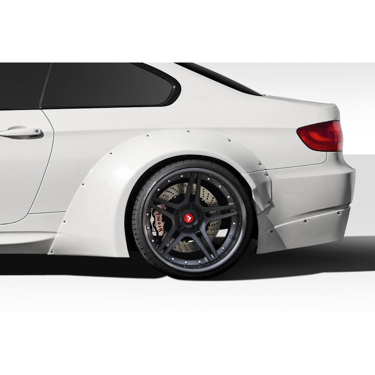 Modify your BMW 4-Series 2008 with our Exterior/Fenders - Rear angle view of a modified BMW 4-Series