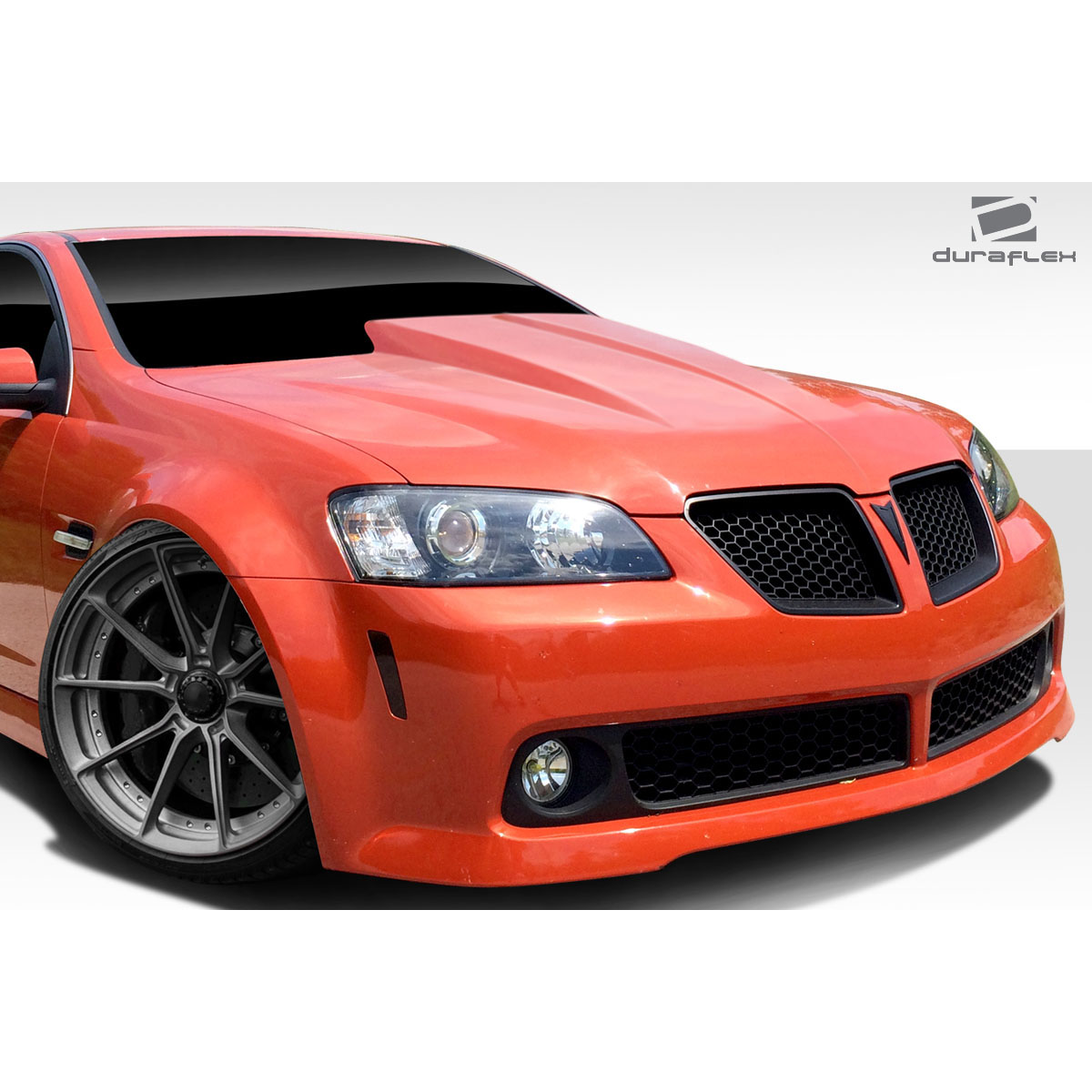 Modify your Pontiac G8 2008 with our Exterior/Hoods - Front angle view of Pontiac G8 cowl hood