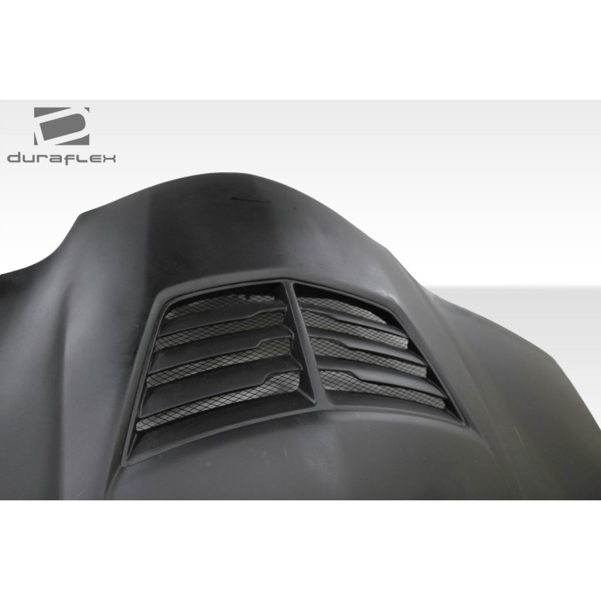 Modify your Pontiac Firebird 1998 with our Exterior/Hoods - Angled view of hood with vents from above