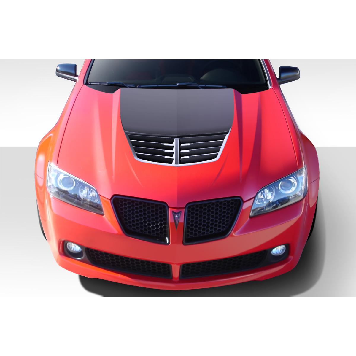 Modify your Pontiac G8 2008 with our Exterior/Hoods - Top view of hood at a downward angle