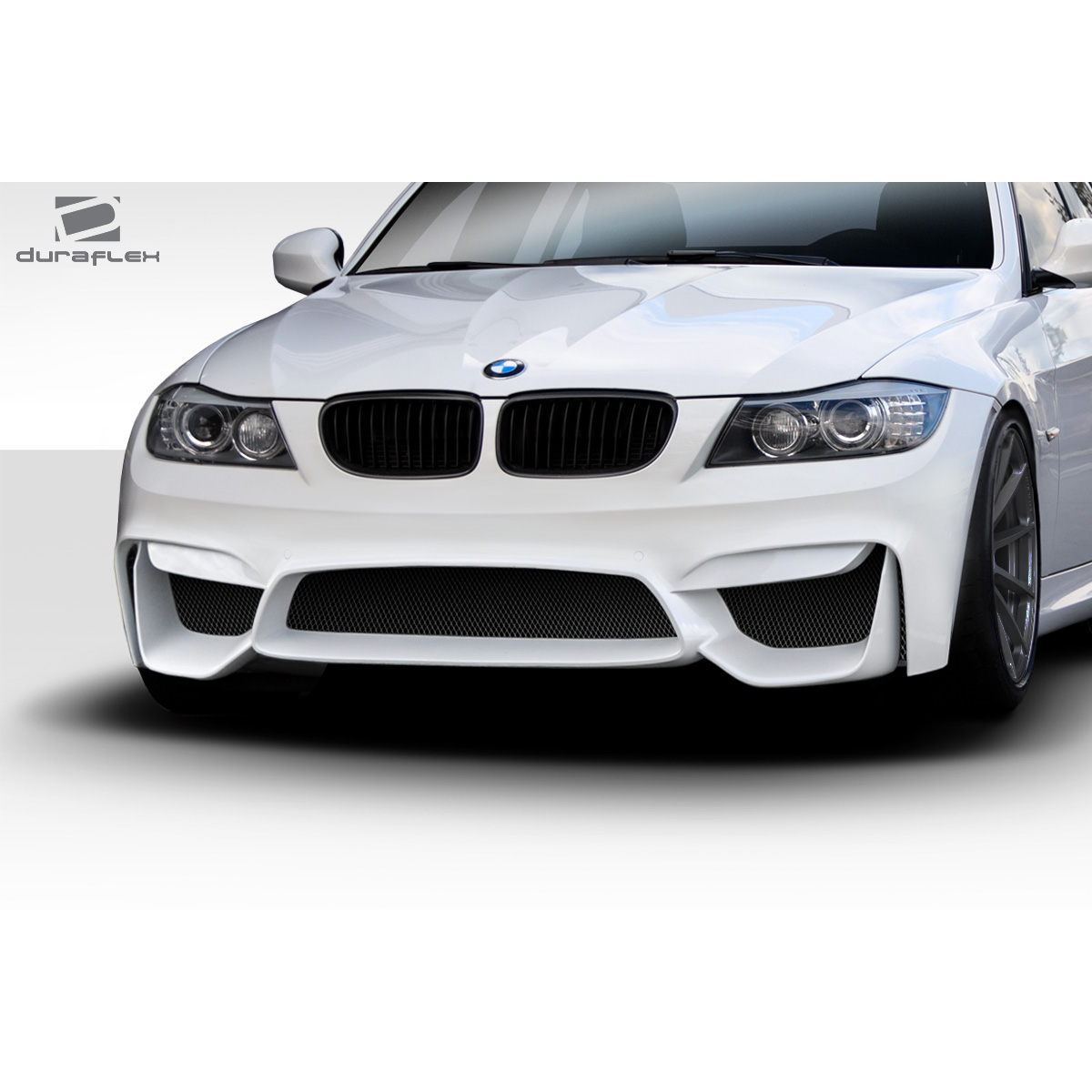 Modify your BMW 3-Series 2006 with our Exterior/Front Bumpers or Lips - Front view angle of BMW 3 Series E90