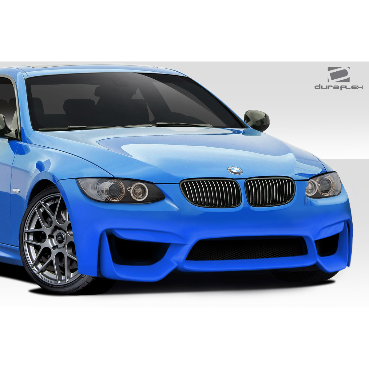Modify your BMW 3-Series 2007 with our Exterior/Front Bumpers - Front view at a slight angle