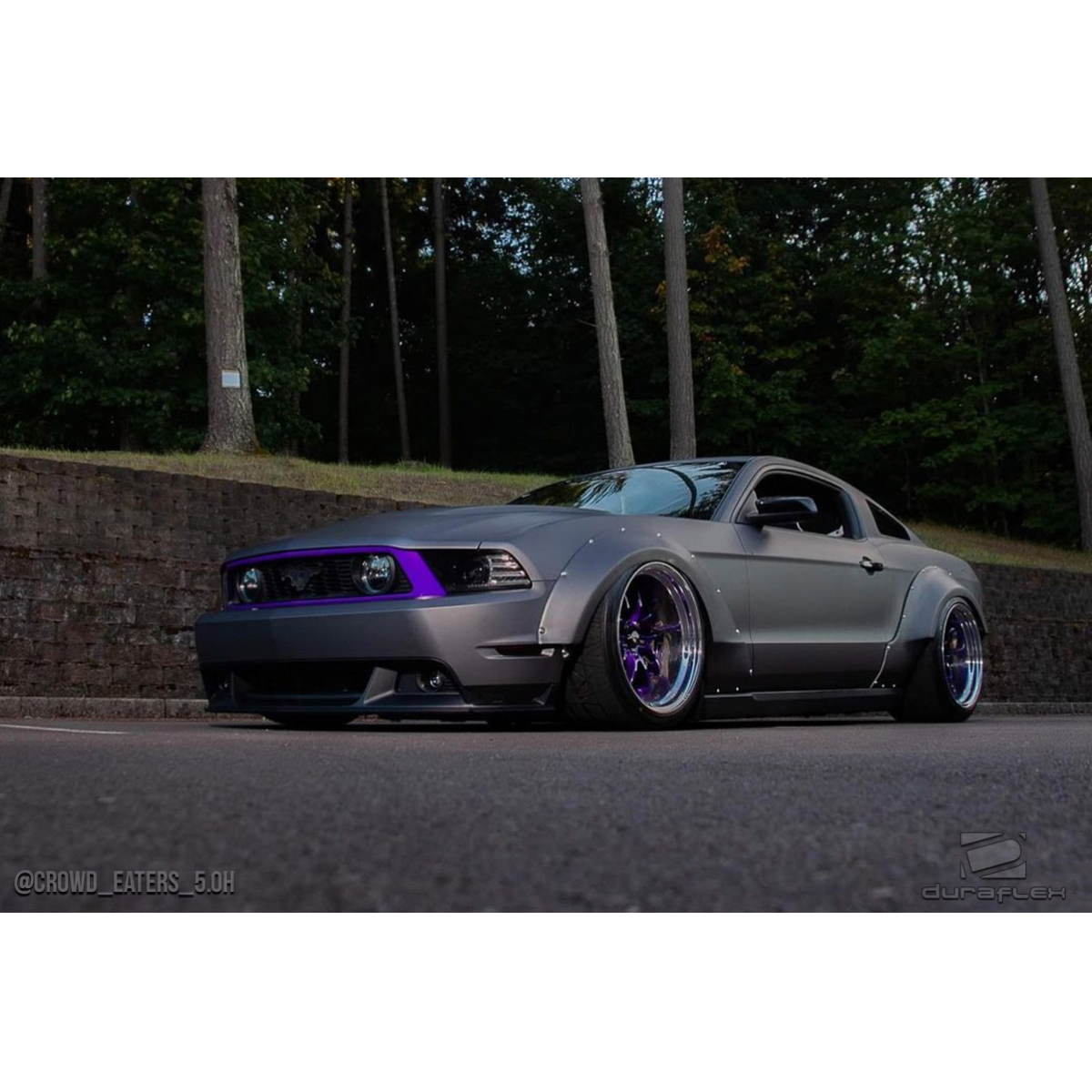 Modify your Ford Mustang 2010 with our Exterior/Complete Body Kits - Vehicle shown at a low front angle