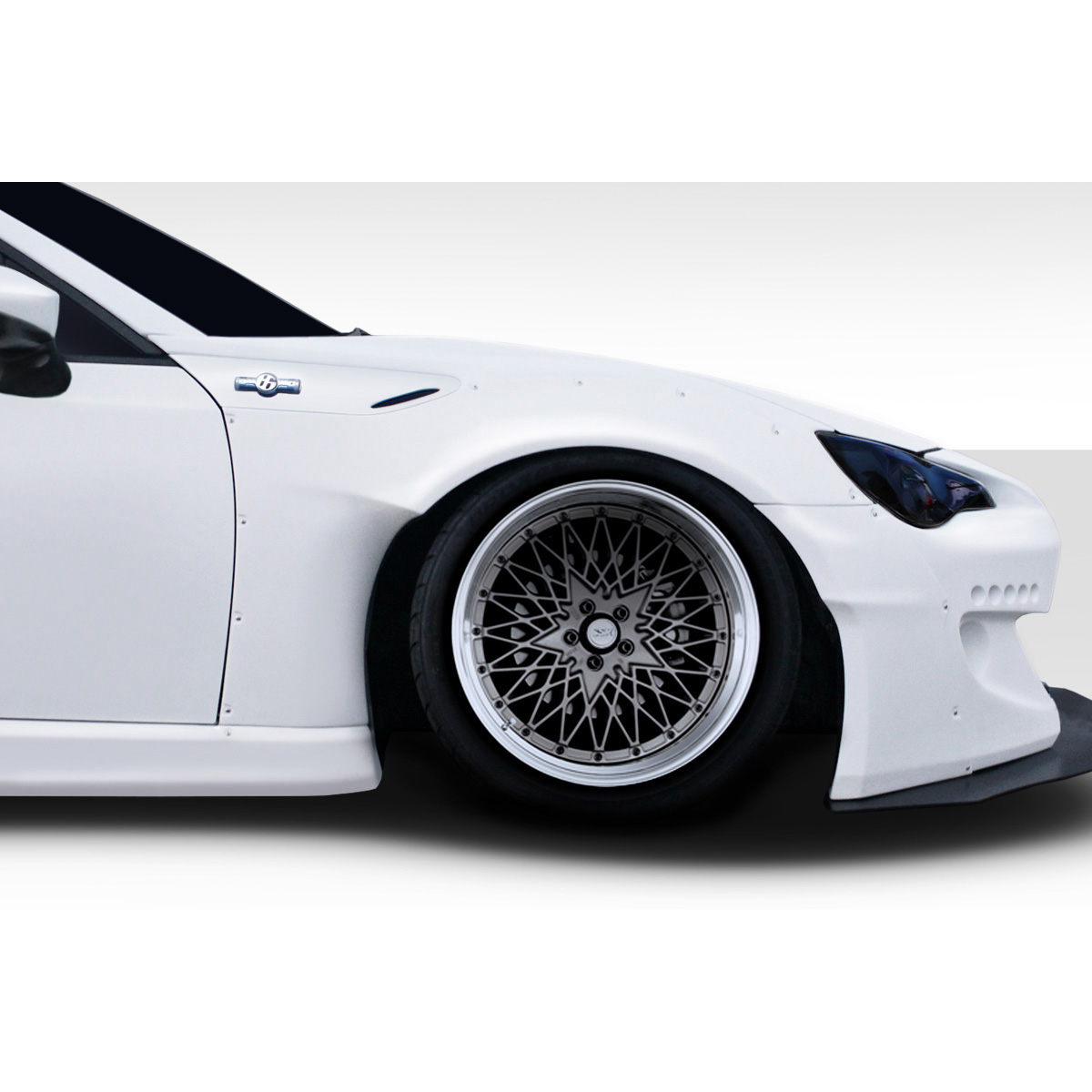 Modify your Subaru BRZ 2013 with our Exterior/Fenders - Side angle view of vehicle fender and wheel