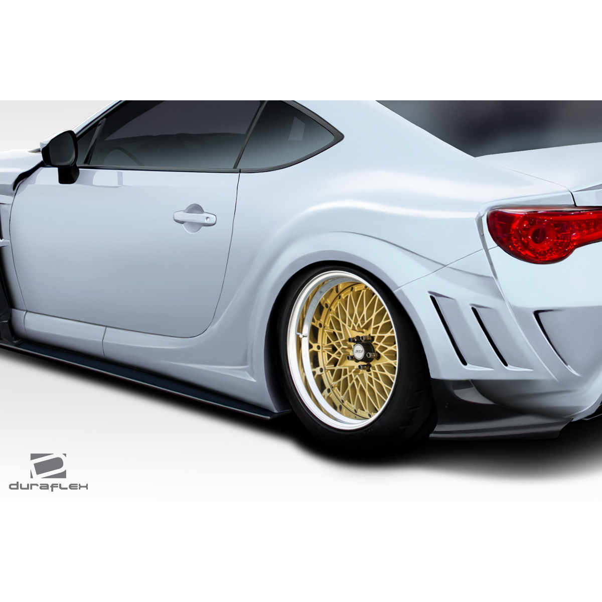 Modify your Scion FR-S 2013 with our Exterior/Fenders - Side view showing wide body fender flares