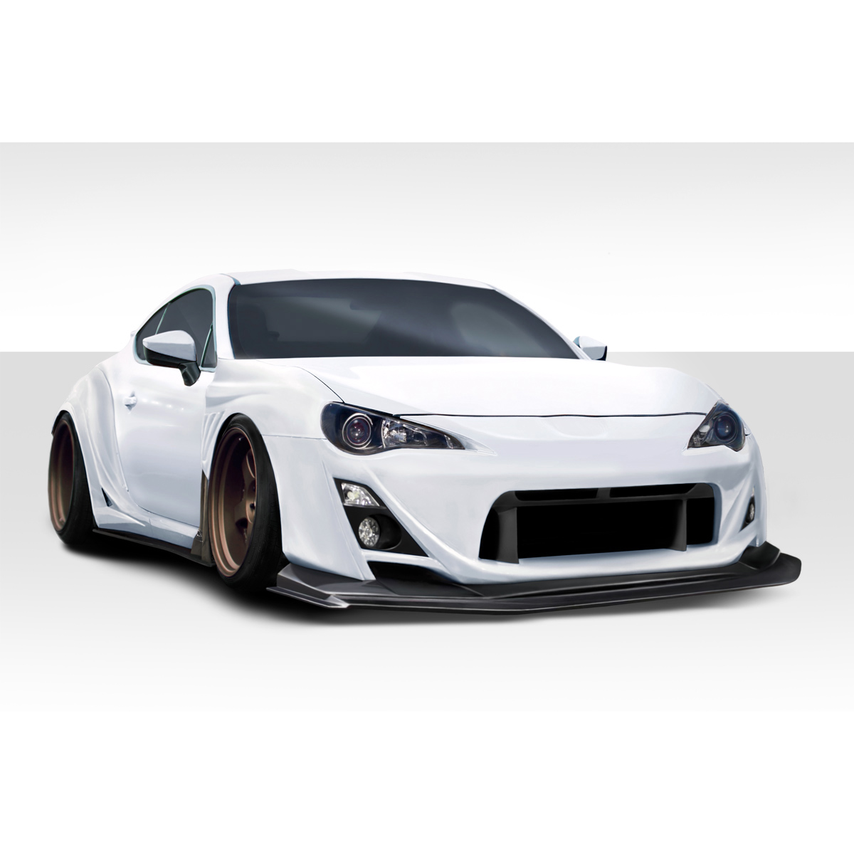 Modify your Scion FR-S 2013 with our Exterior/Complete Body Kits - Front angle view of a modified Scion FR-S