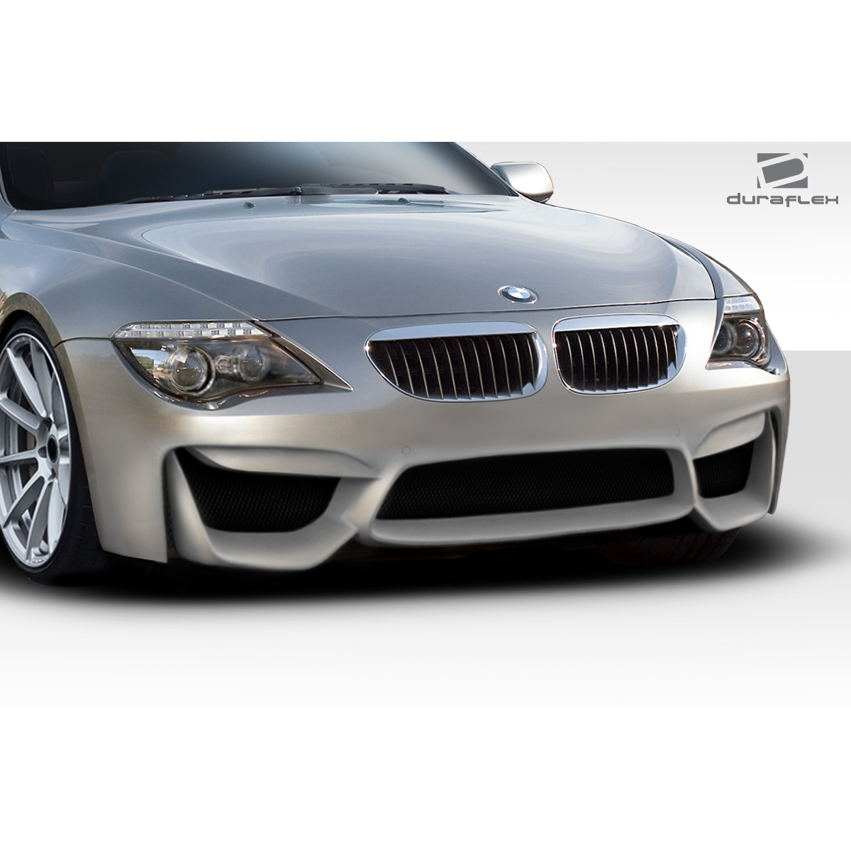 Modify your BMW 6-Series 2004 with our Exterior/Front Bumpers or Lips - Front view angle of a BMW 6 Series