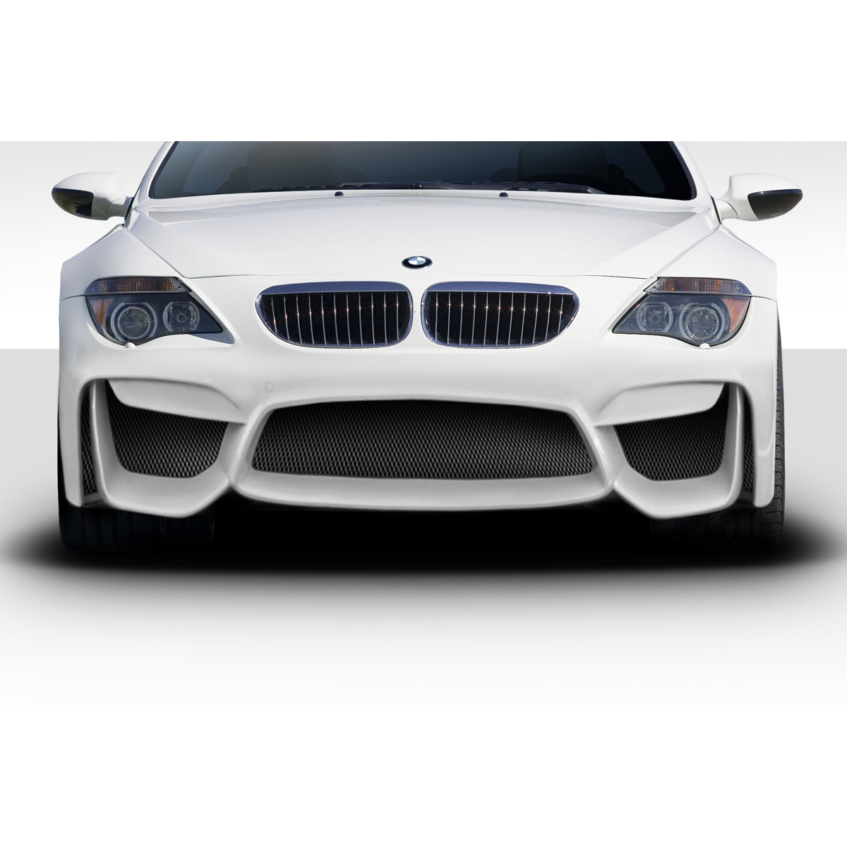 Modify your BMW 6-Series 2004 with our Exterior/Front Bumpers or Lips - Front view of BMW 6 Series at eye level