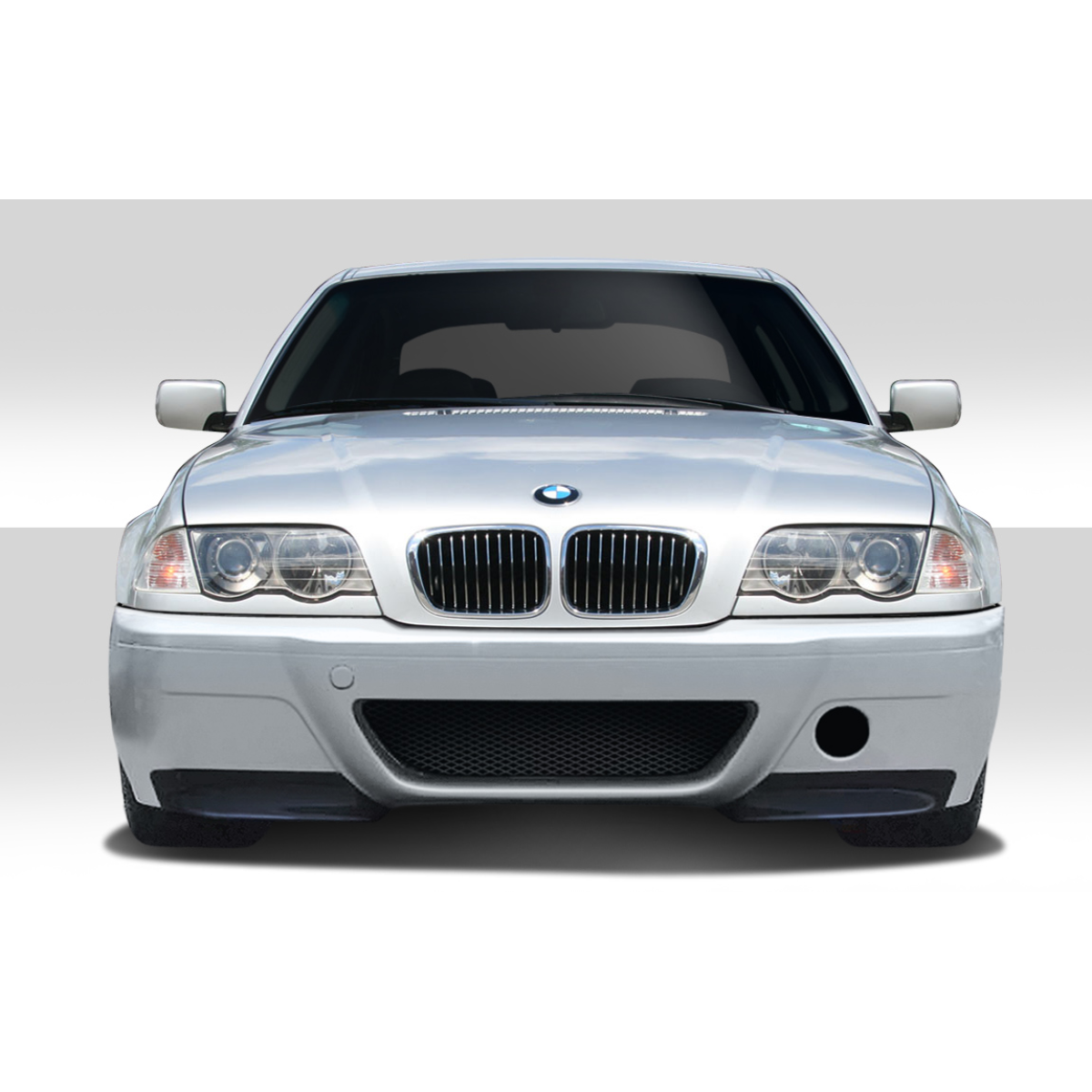 Modify your BMW 3-Series 1999 with our Exterior/Front Bumpers or Lips - Front view of the BMW 3 Series E46 bumper